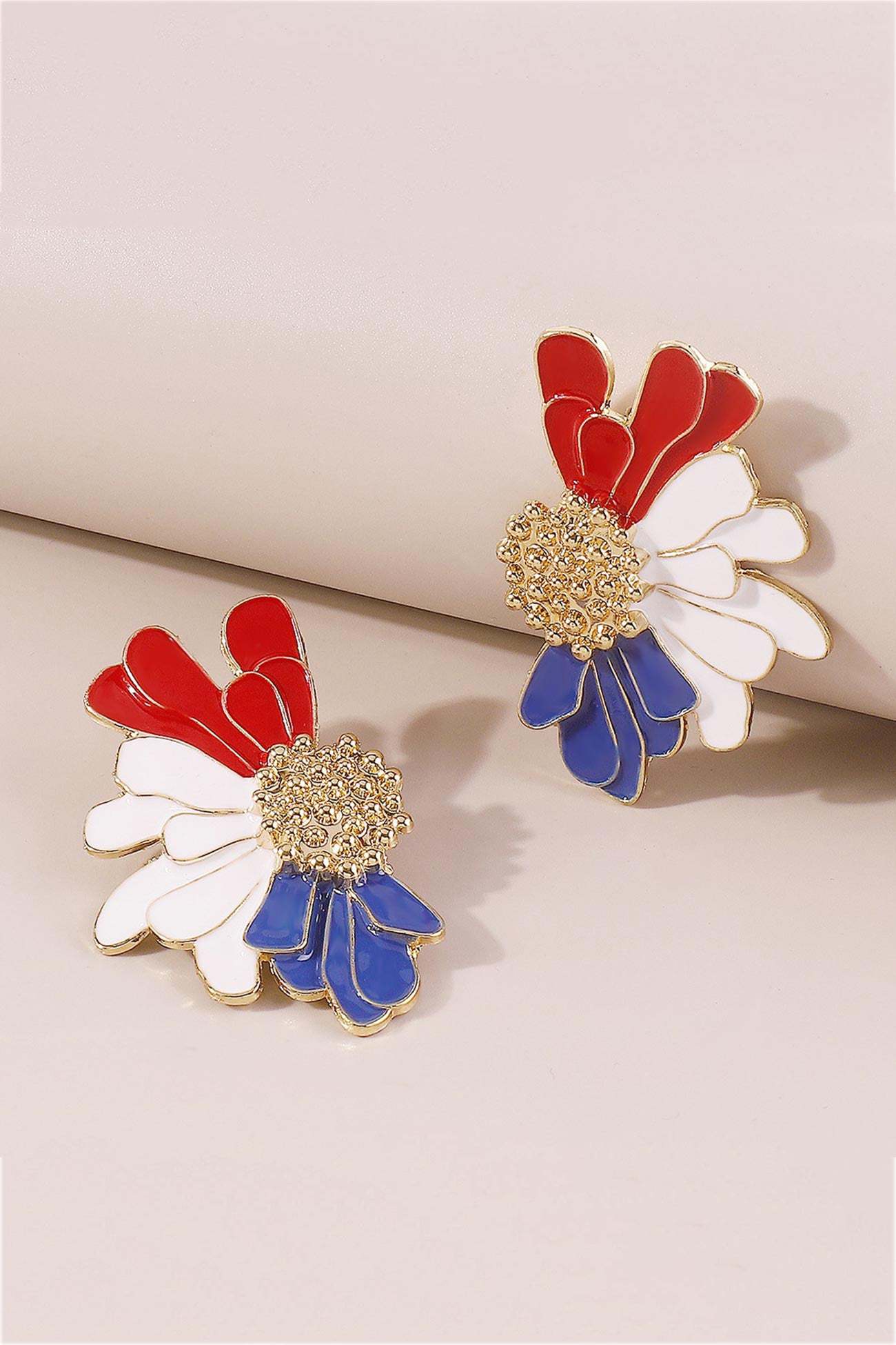 Creative retro style flower store earrings