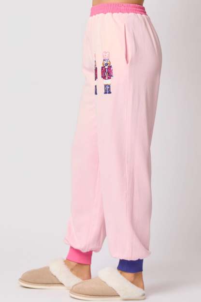 Sequin Soldier Graphic Sweatshirt Set