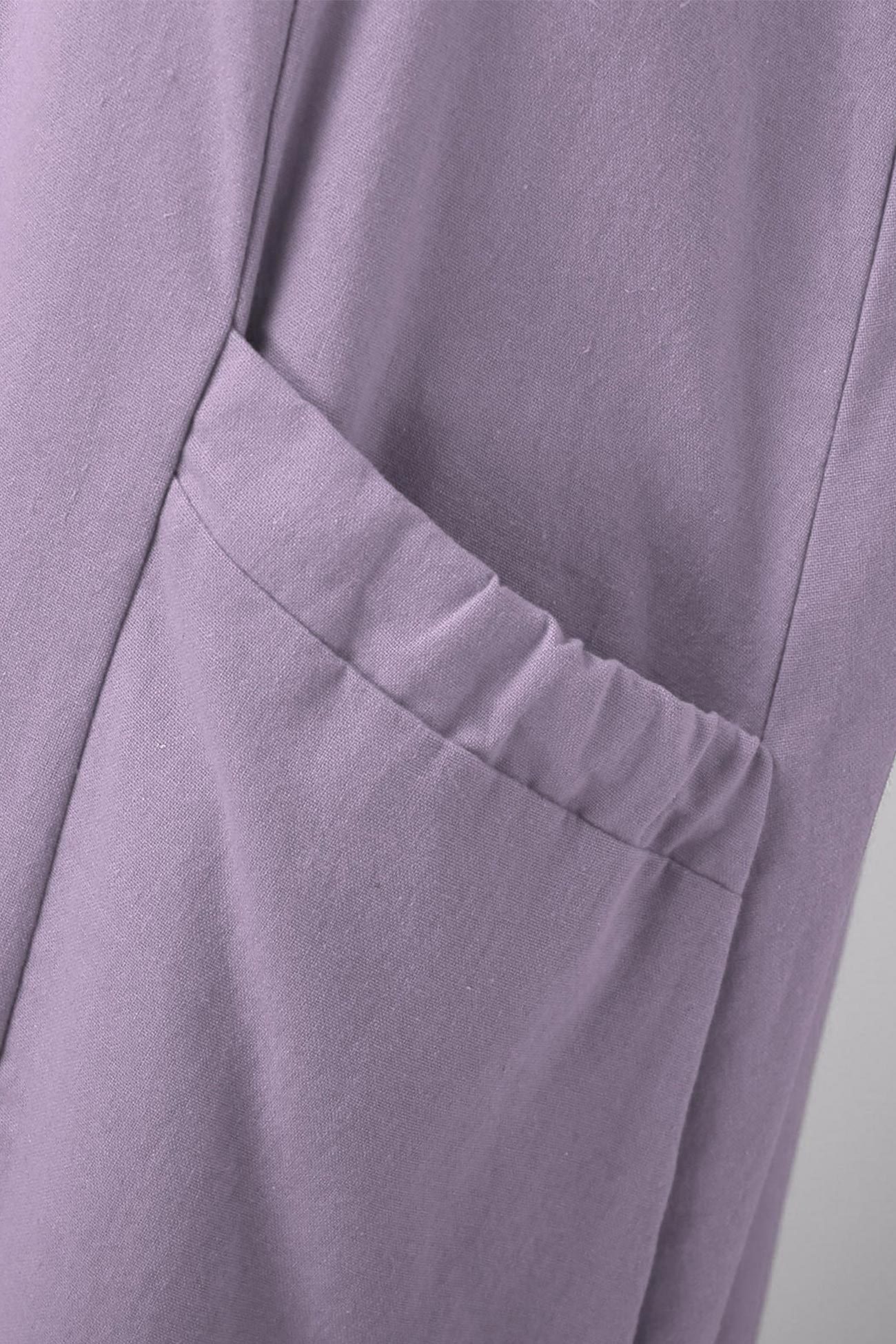 Solid Color Pocket Tank Dress