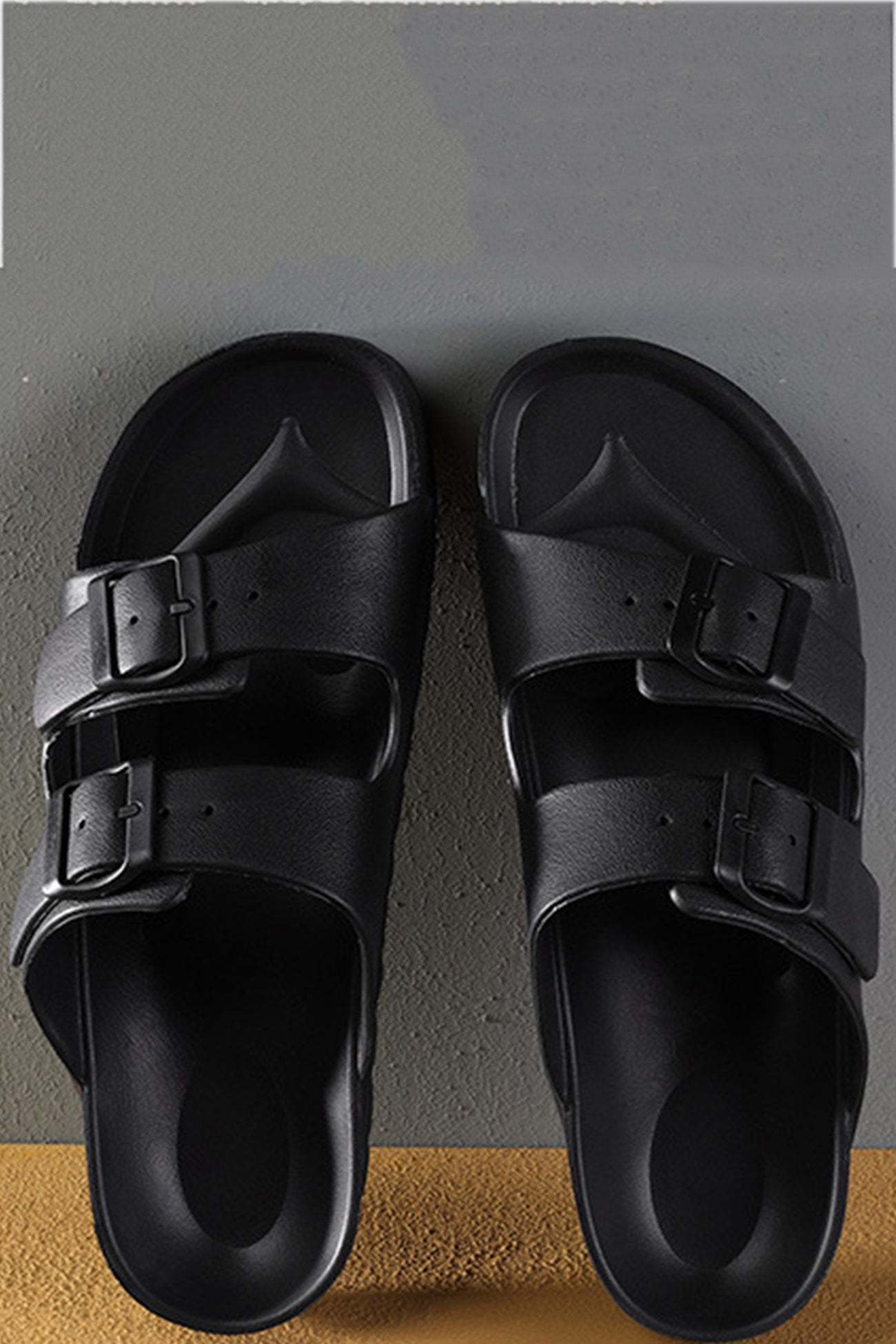 Solid Buckle EVA Sandals