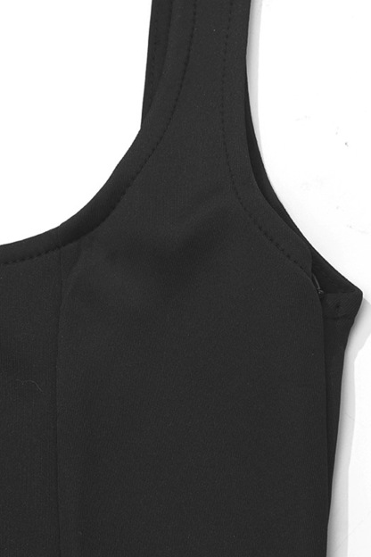 Square Neck Corset Swing Dress