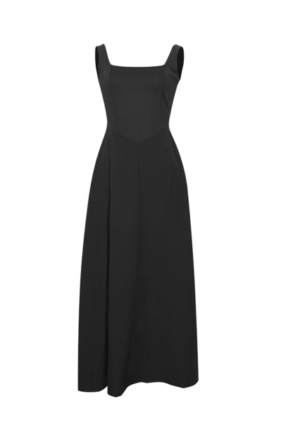 Square Neck Corset Swing Dress