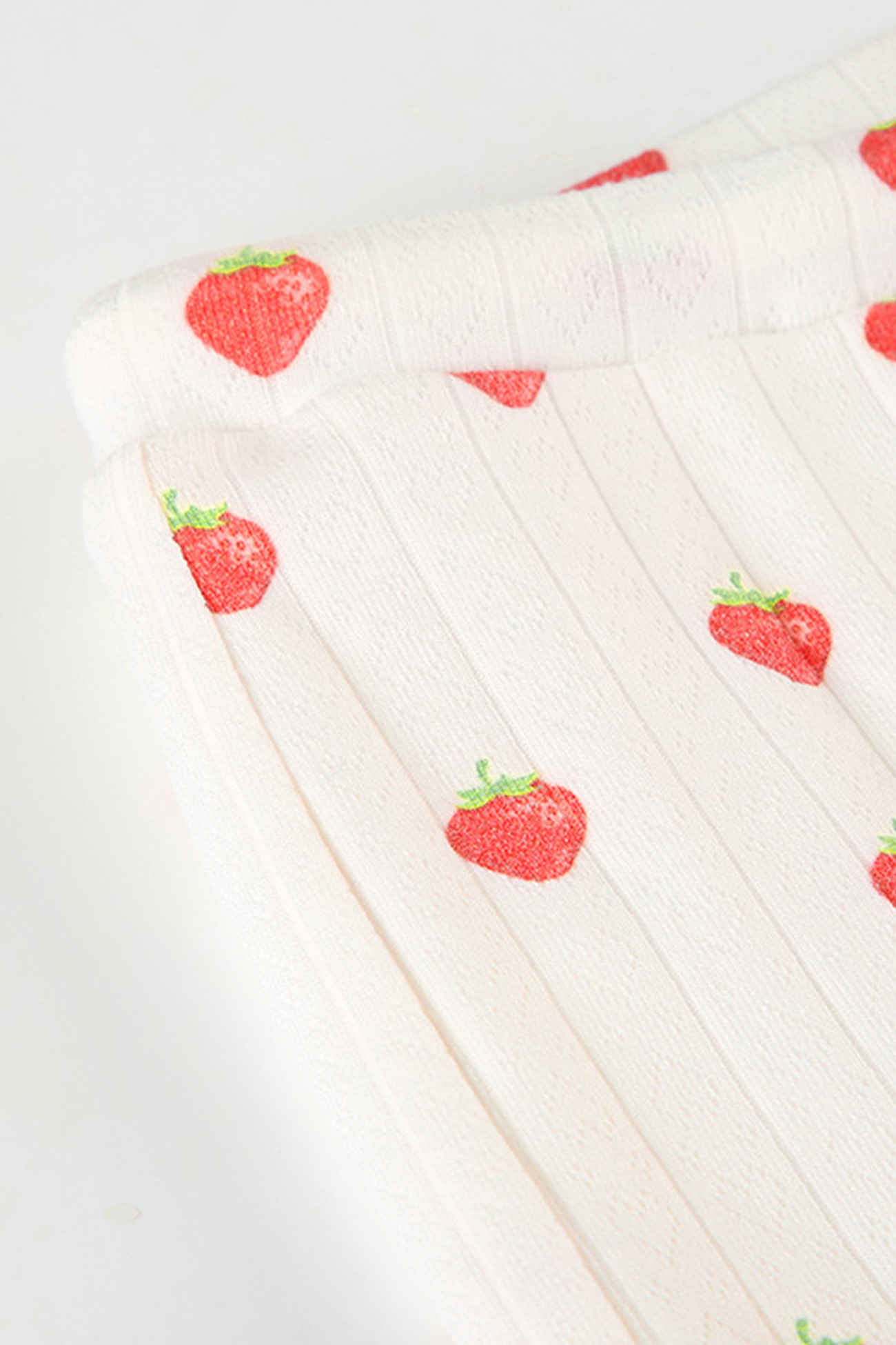 Strawberry Print Cami Vest Pants Set