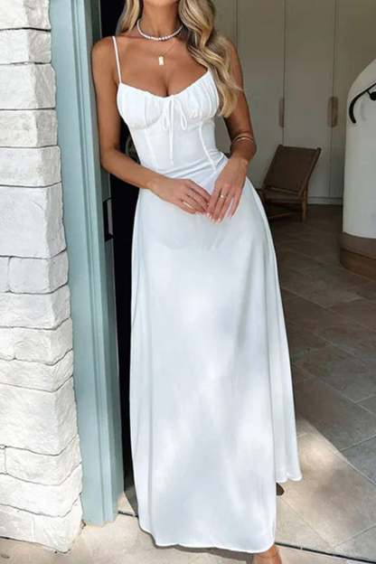 Tie-up Corset A-line Cami Dress