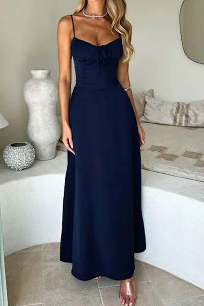Tie-up Corset A-line Cami Dress