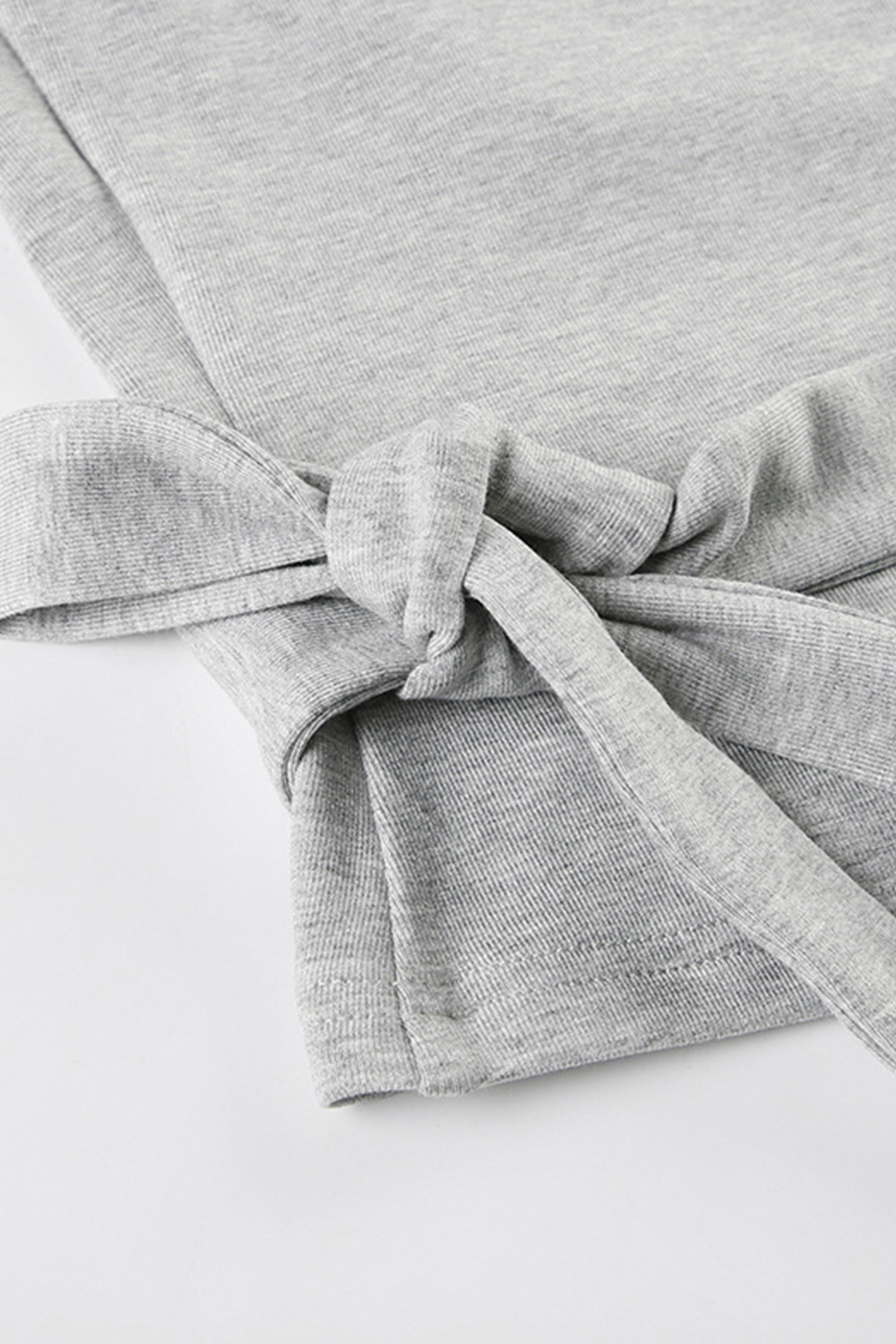 Tie-up Plush Lined Crop Top Pants Set