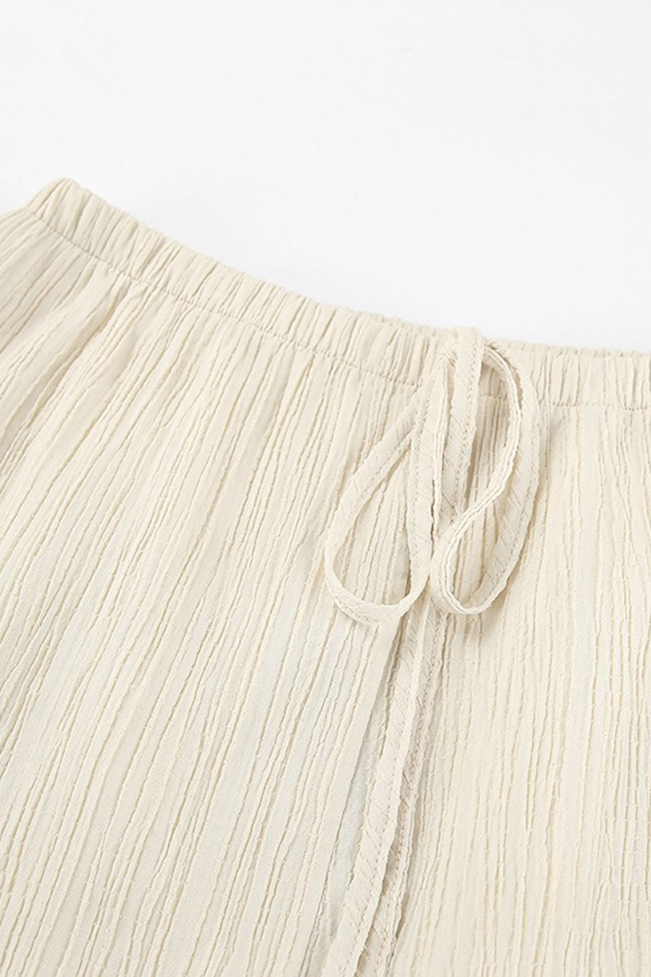 Tie-up Vest Long Pants Set