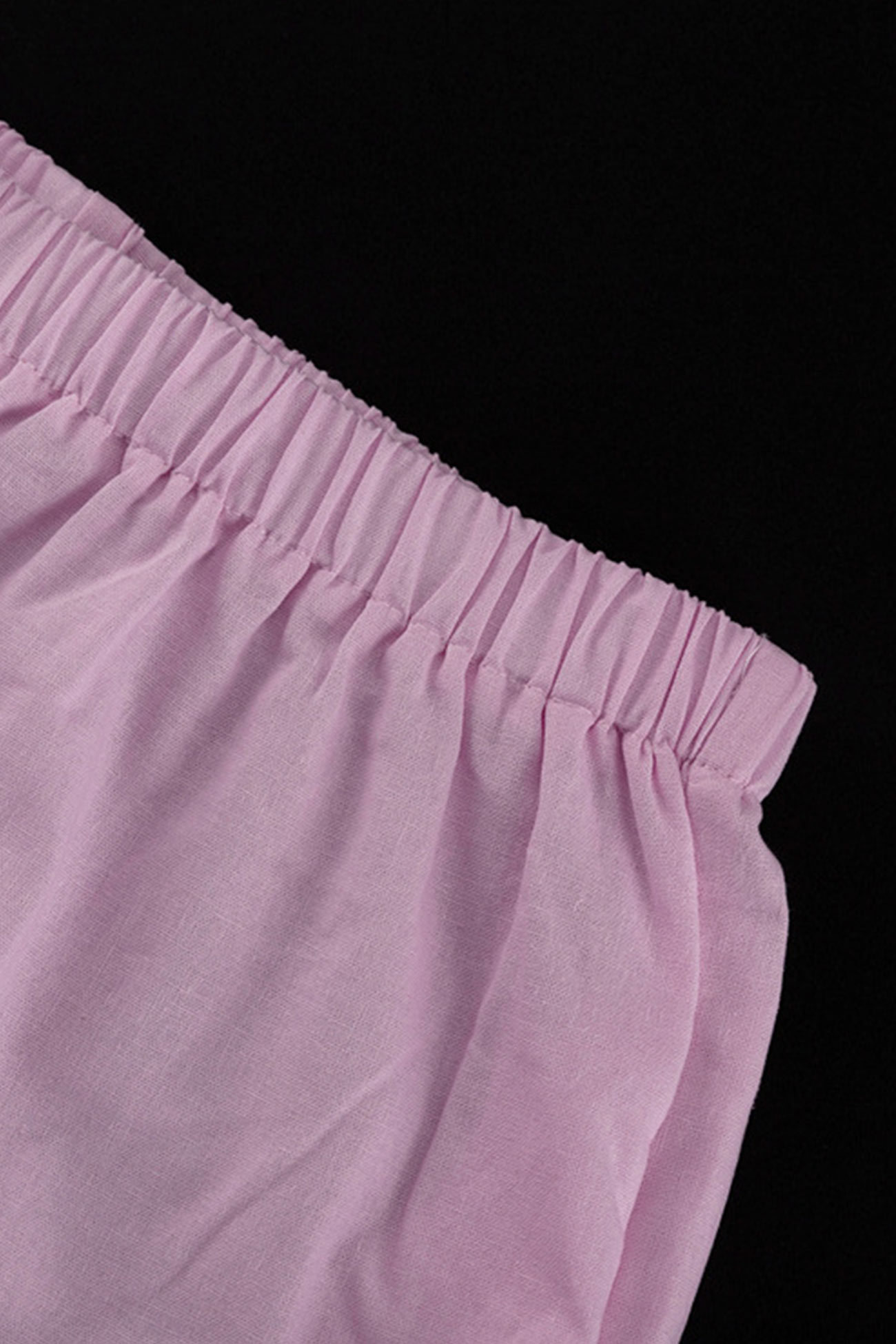 V Neck Cotton Loose Vest Pants Set