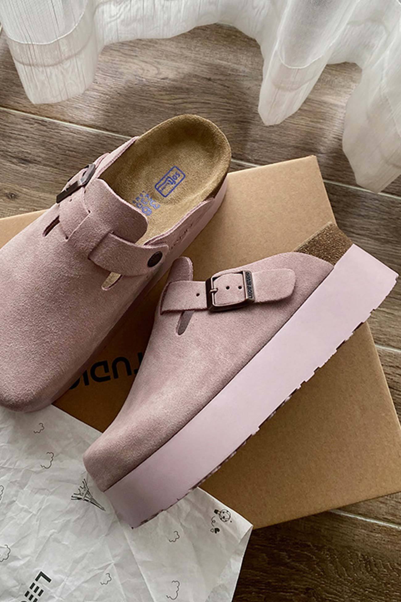 Vintage Leather Slip-on Flats