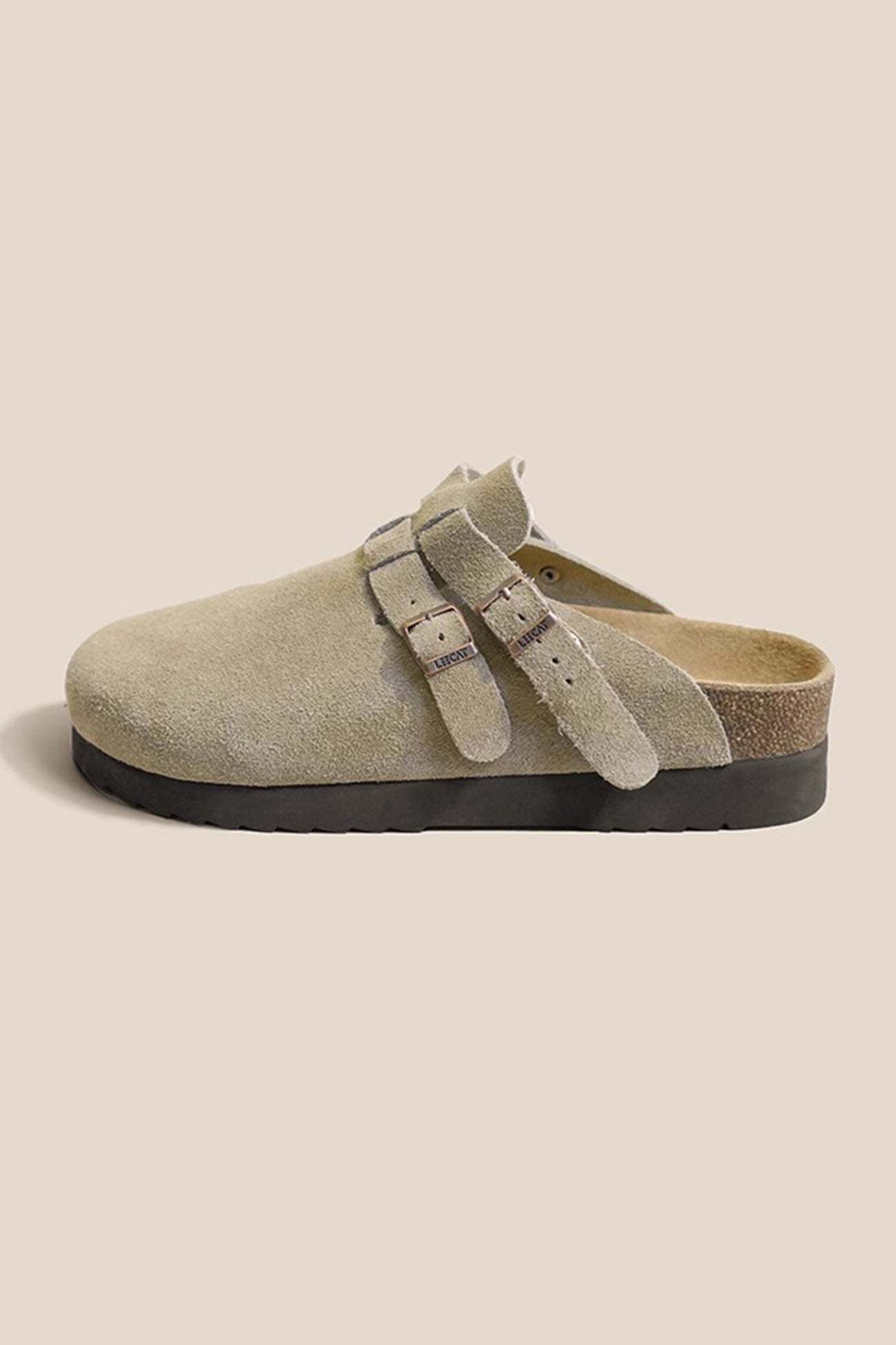 Vintage Leather Slip-on Flats