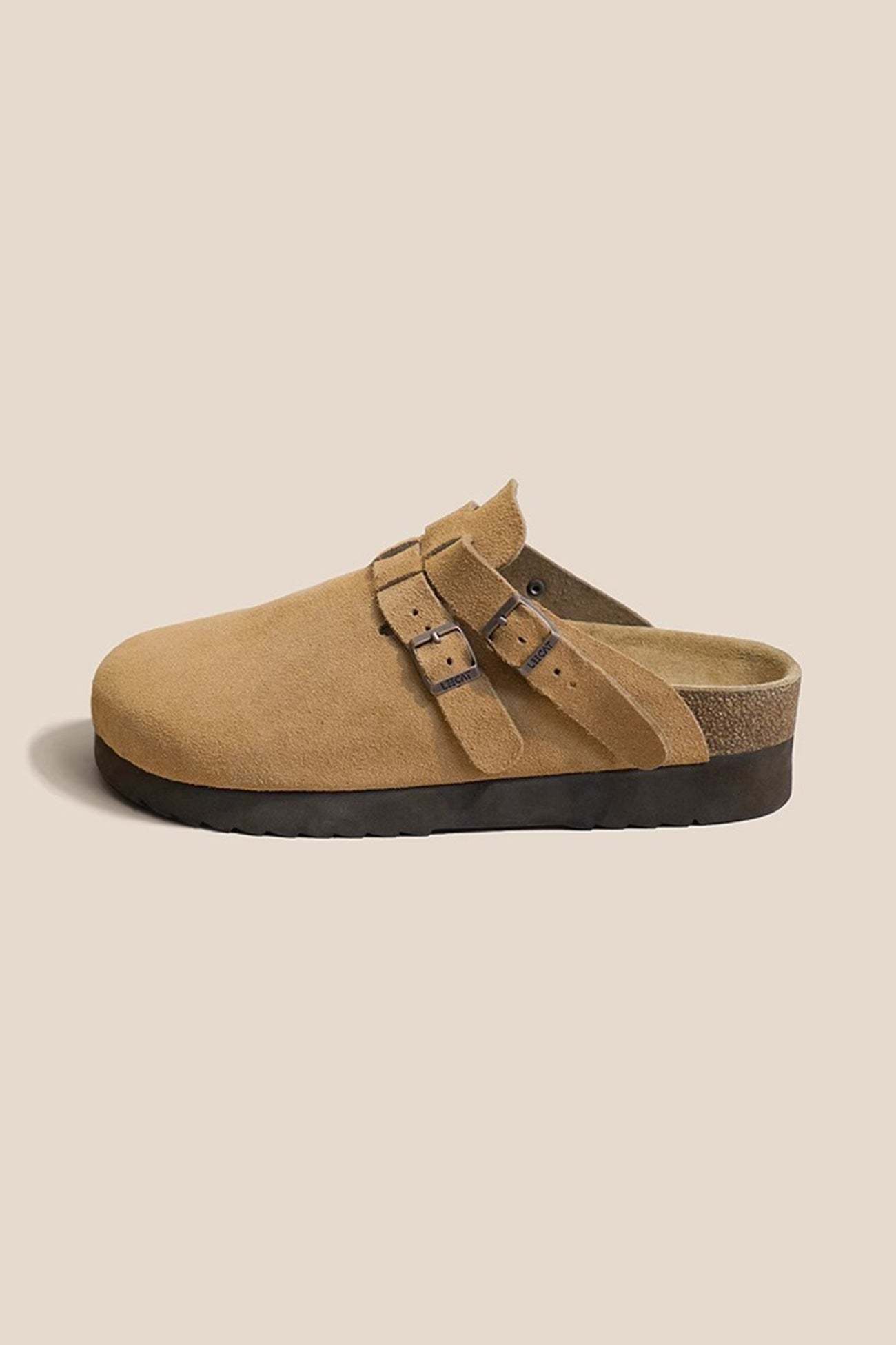 Vintage Leather Slip-on Flats