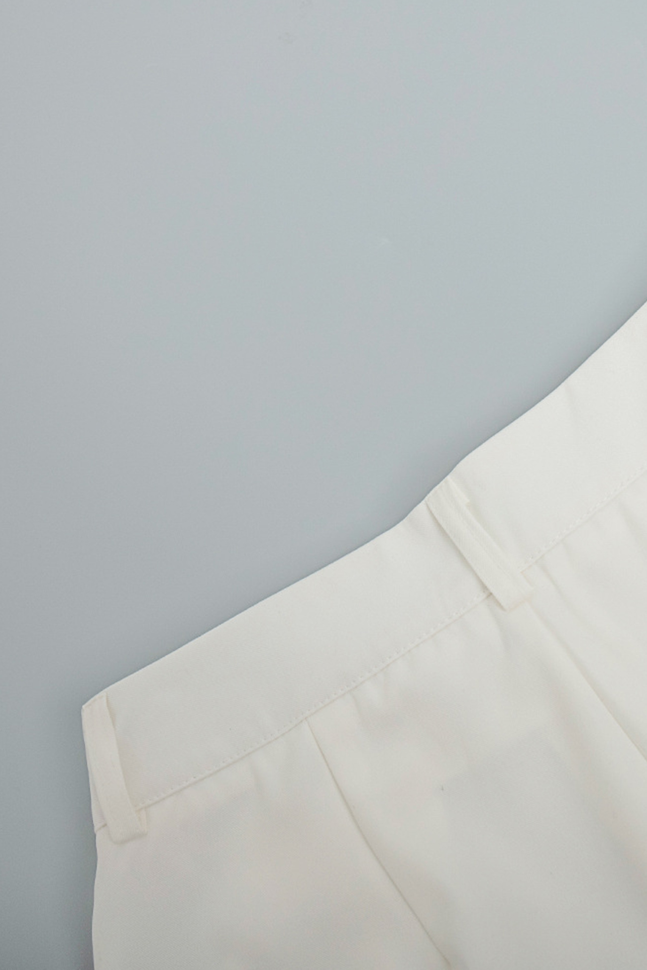 White High-rise Wide Leg Long Pants