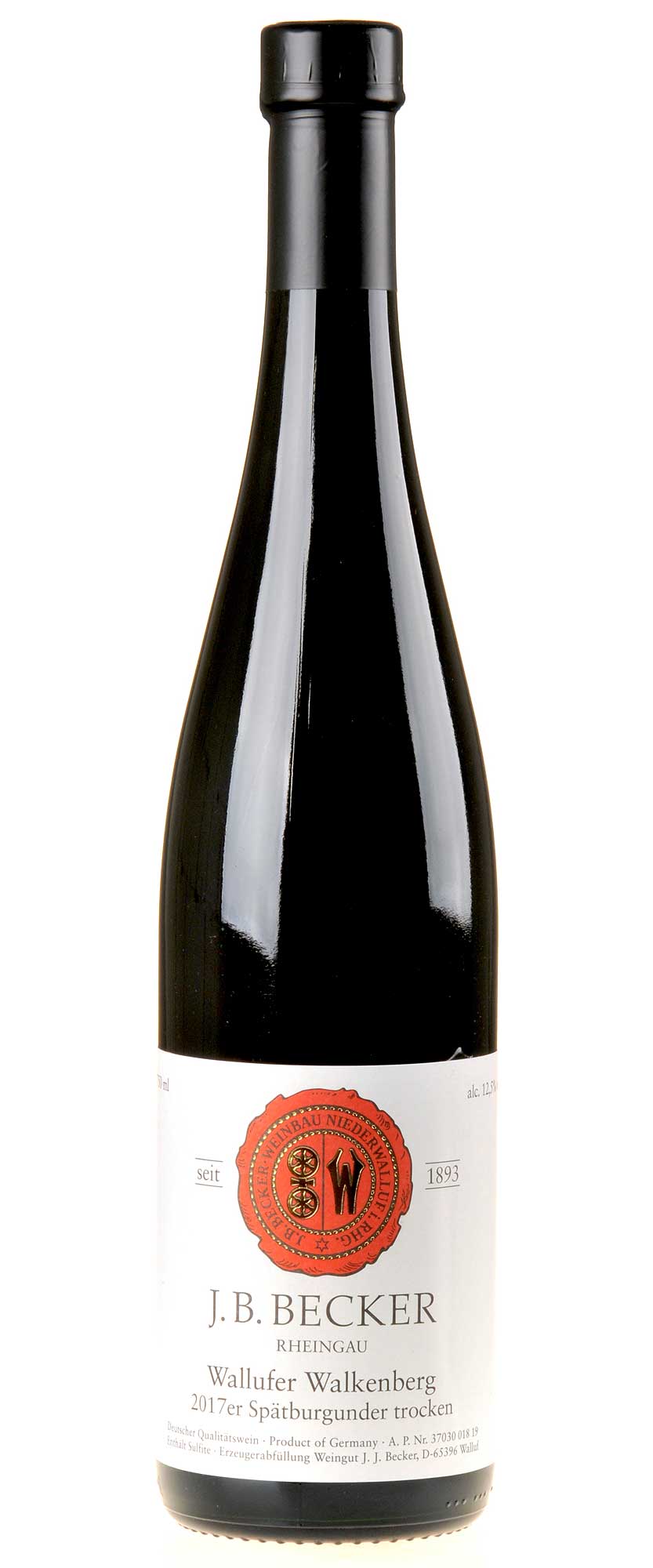 J.B.Becker Spätburgunder Wallufer Walkenberg 2019