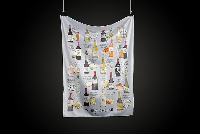 葡萄酒 與芝士配搭 超微細纖維 酒杯專用抹布