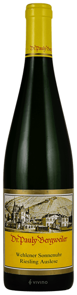 Dr. Pauly-Bergweiler Wehlener Sonnenuhr Riesling Auslese 1983