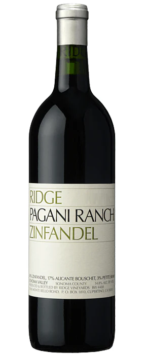 Ridge Pagani Ranch Zinfandel 2000