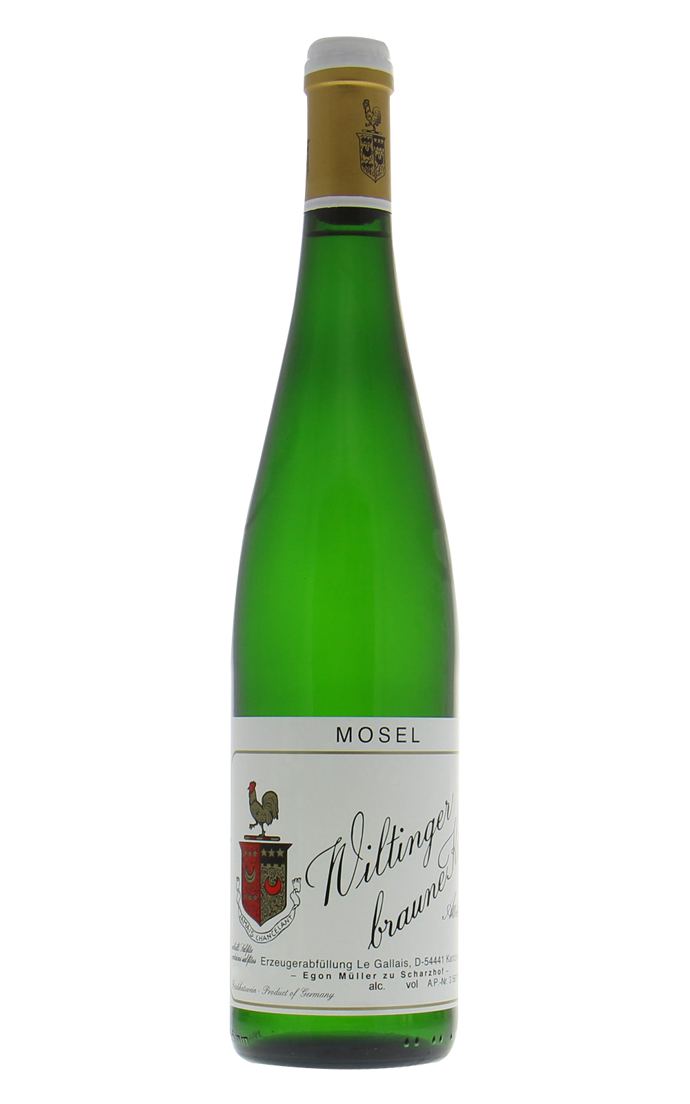 Egon Muller Le Gallais Wiltinger Braune Kupp Spat Riesling 2017