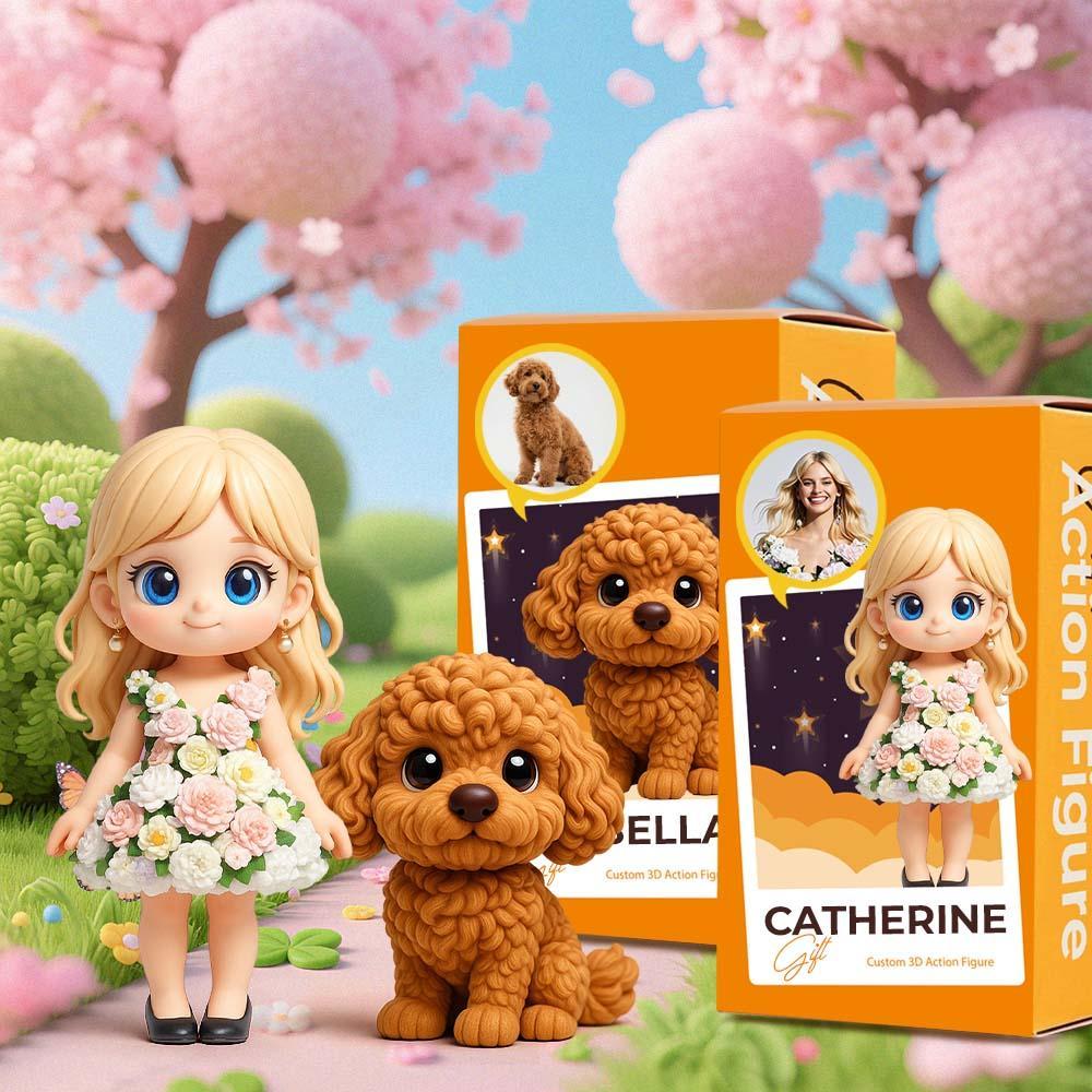 Individuell Gestaltete 3d-actionfigur Nach Ihrem Foto – Personalisierte Spielfigur – Einzigartiges Und Unvergessliches Geschenk Für Verliebte, Freunde Und Freundinnen - namenecklacede