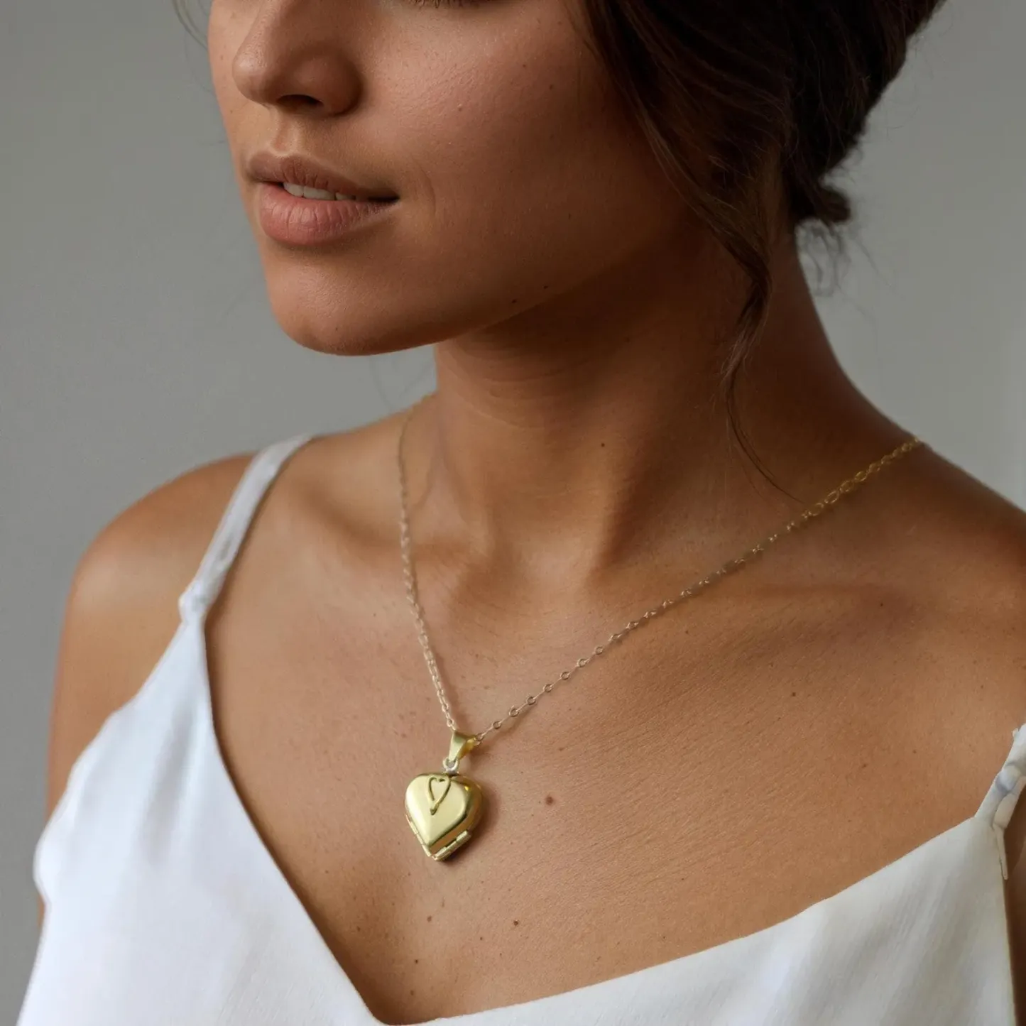 Personalisierte Herzbox-halskette Für 4 Fotos – Faltbares Erinnerungsmedaillon Mit Individuellen Bildern Für Paare Und Familien