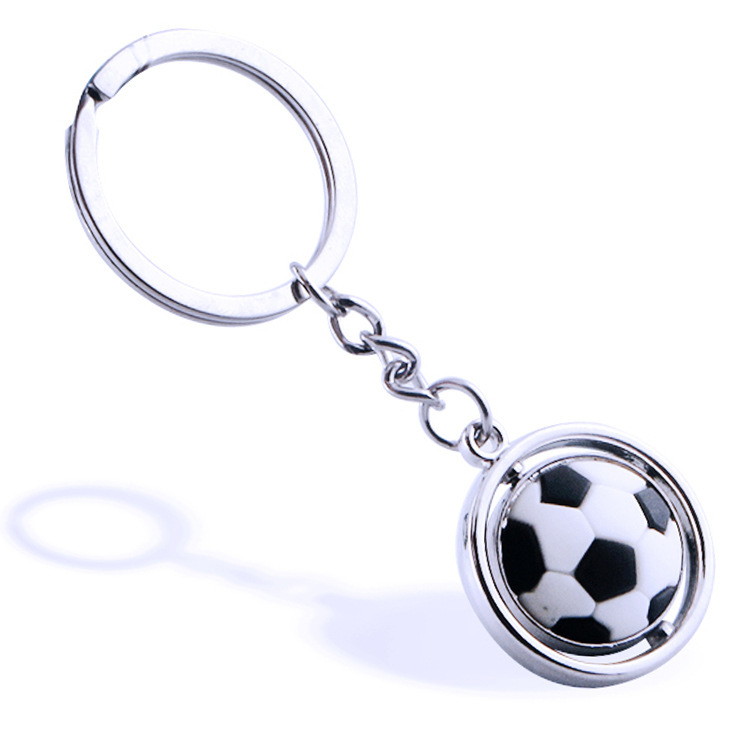 Kreativer Drehbarer Schlüsselanhänger Mit Basketball-, Fußball- Und Golfballmotiv – Einzigartiges Sportgeschenk Für Ihn - namenecklacede