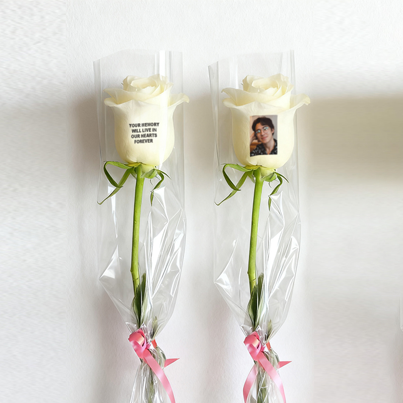 Wunderschöne Personalisierte Fotorose Mit Personalisiertem Text – Das Perfekte Geschenk Für Paare - namenecklacede