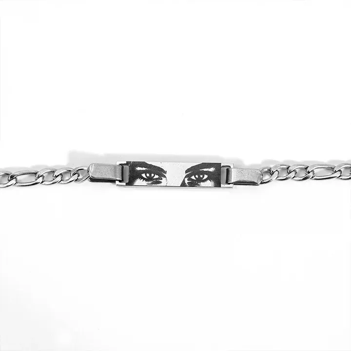 Personalisiertes Armband Mit Augenkontakt-foto & Halten Sie Den Moment Der Verbundenheit Mit Individuellem Erinnerungsschmuck Fest - namenecklacede