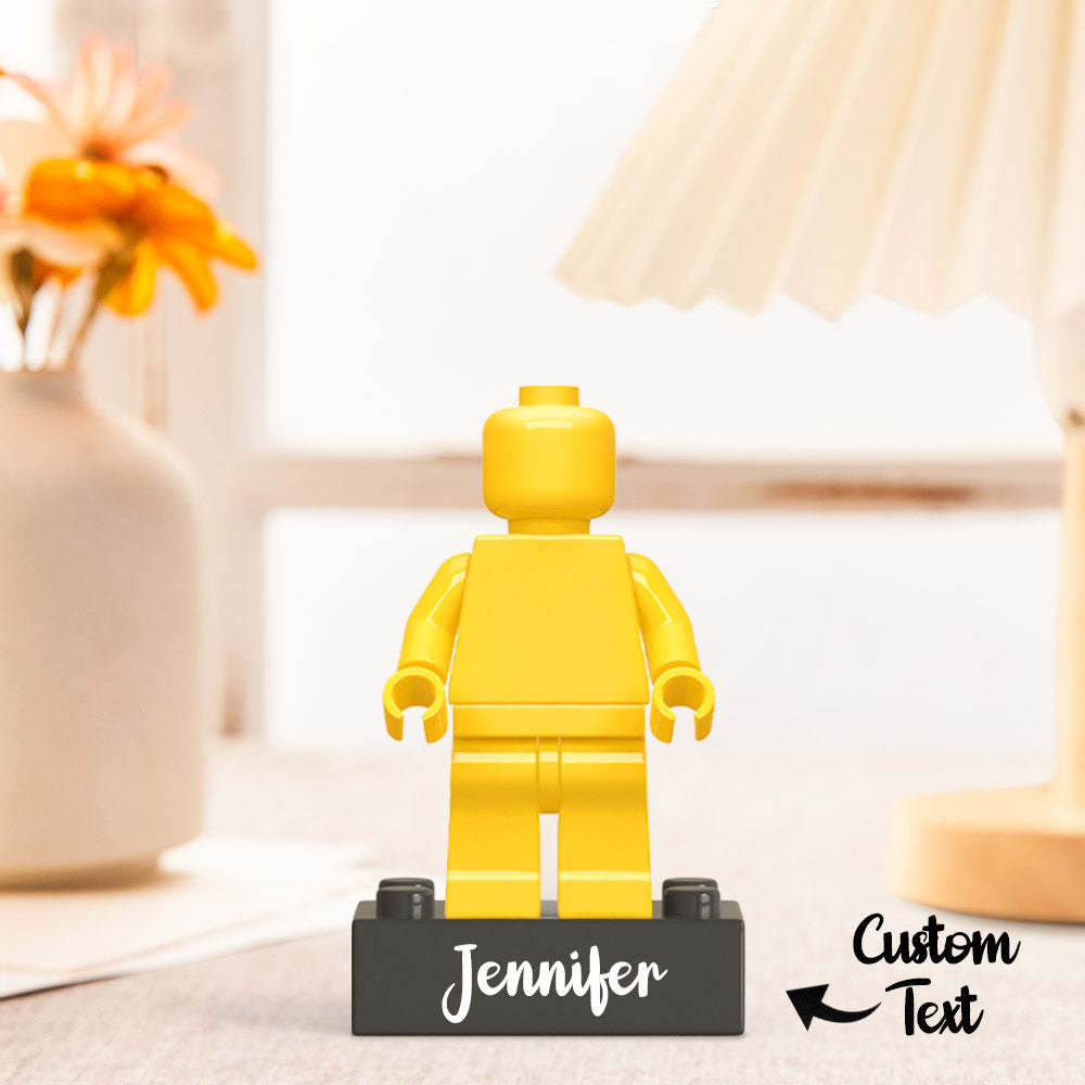 Benutzerdefinierte Minifiguren-textbasis - ihrenamenskettede