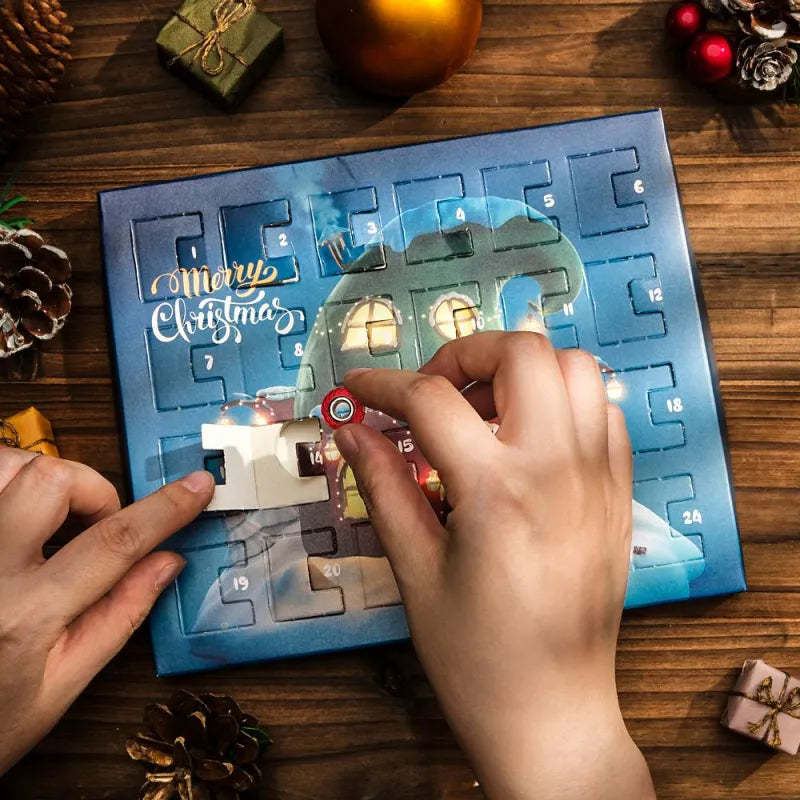 Weihnachts-charm-überraschungsbox-armband, Weihnachten, 24-tage-countdown, Blind-box-armband, Diy-charms, Weihnachtsgeschenke - ihrenamenskettede