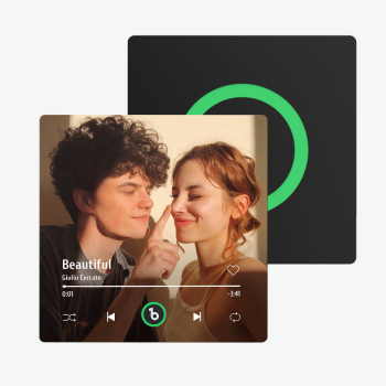 Individueller Musik-kühlschrankmagnet Und Foto, Bunter Album-kühlschrankmagnet, Musik-wand-fotoaufkleber, Der Abgespielt Werden Kann - namenecklacede