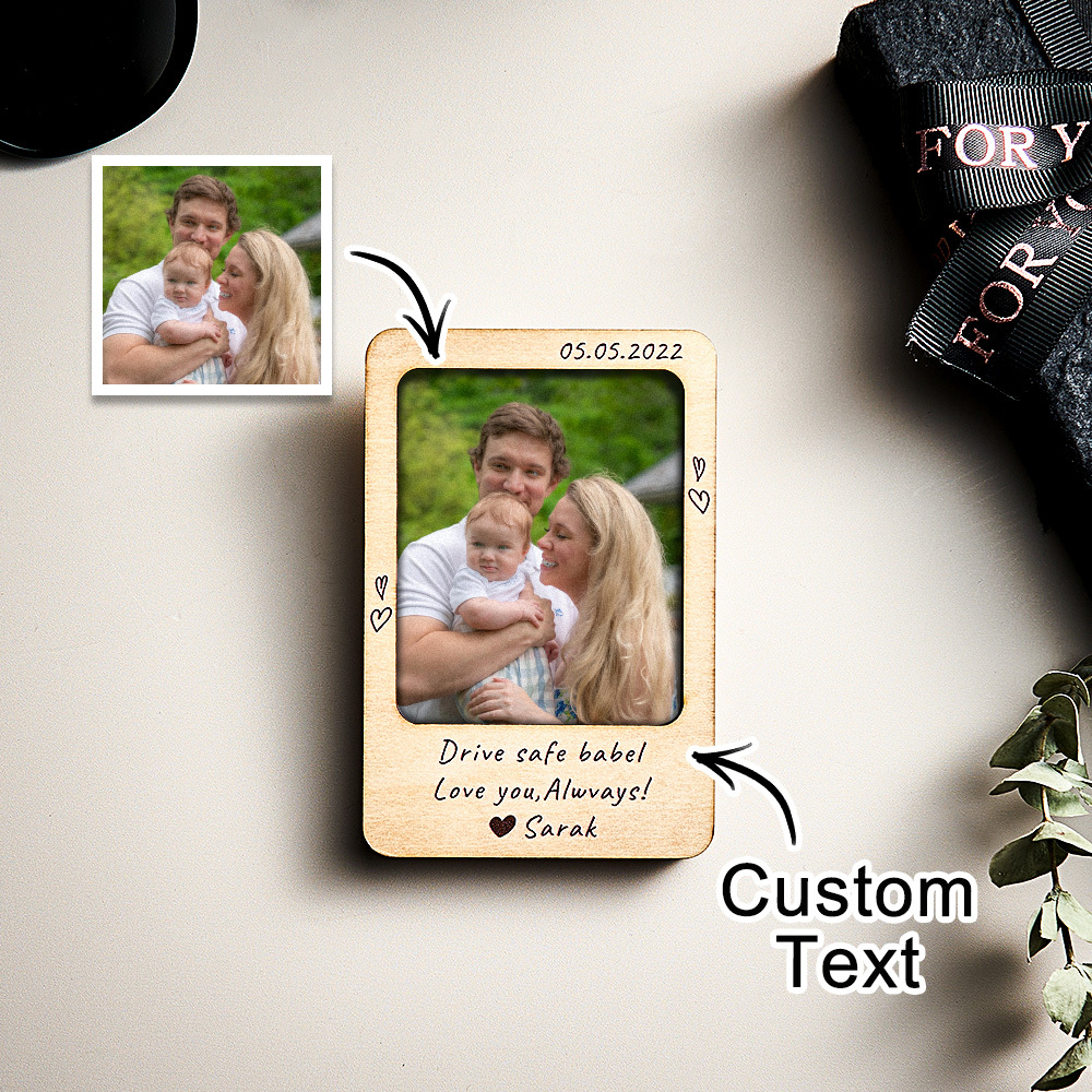 Personalisierter Auto-sonnenblendenclip Mit Foto | Geschenk Für Sicheres Fahren | Valentinstagsgeschenk Für Den Freund | Sonnenblenden-deko Mit Pärchenfoto 2025 - namenecklacede