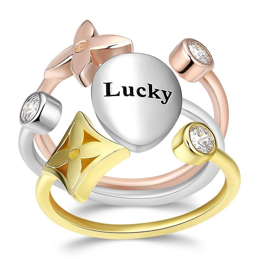 Personalisierter Versprechensring Mit Gravur Silber