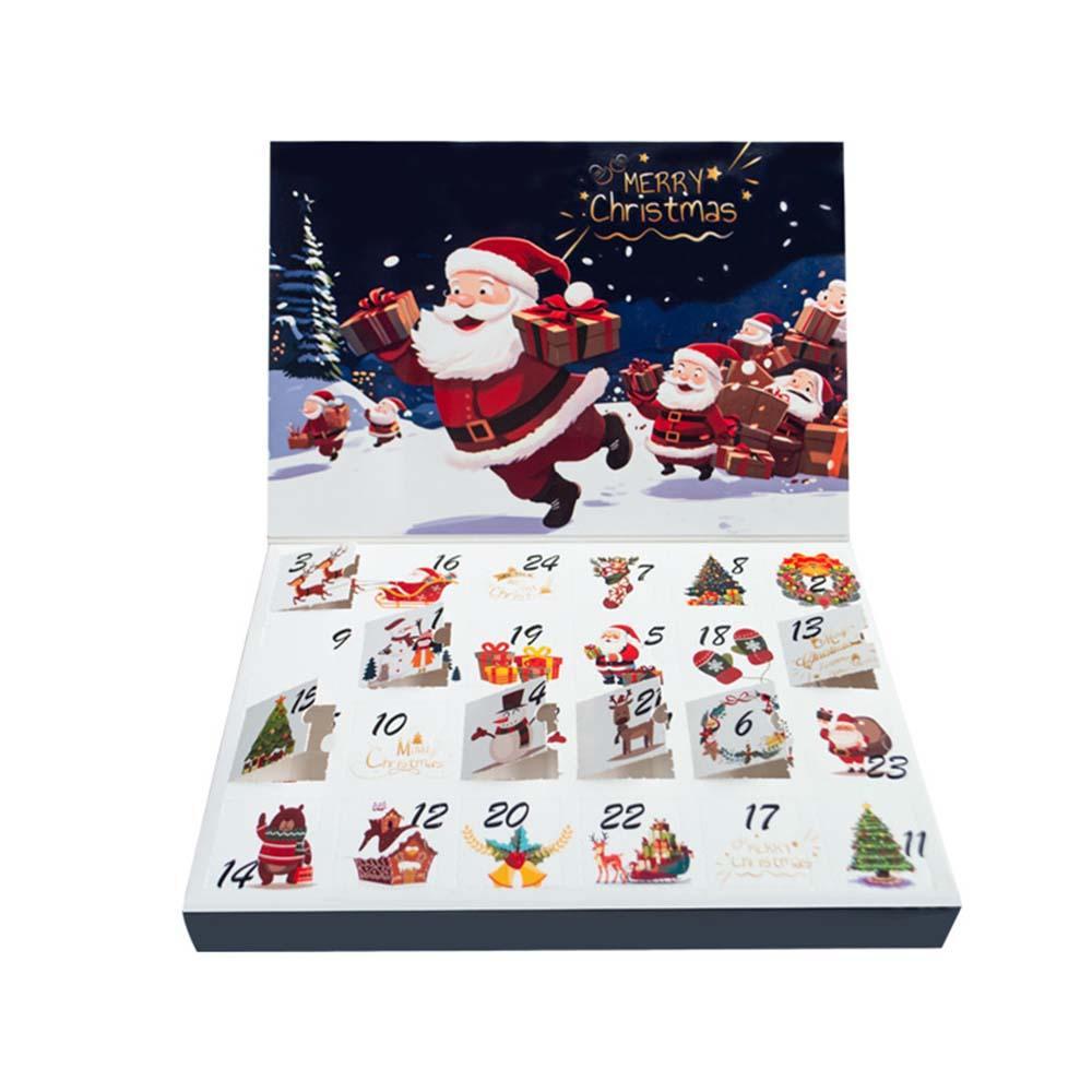 Diy Stretch Wort Armband Weihnachten Charm Überraschung Blind Box Armband 24 Kalender Countdown Geschenkbox Für Kinder - ihrenamenskettede