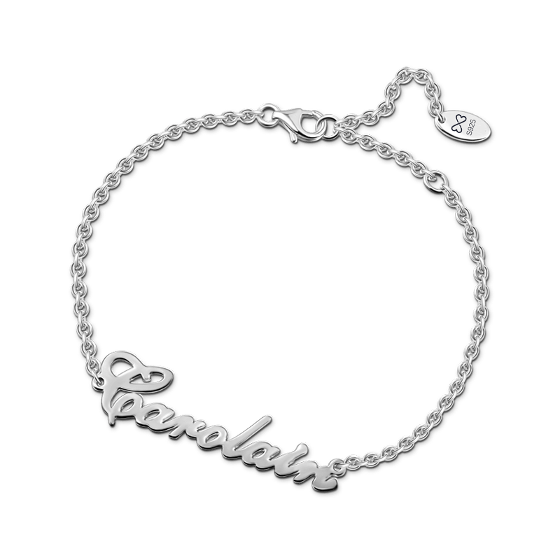 Carrie Style 14K Gold Plated Name Bracelet
