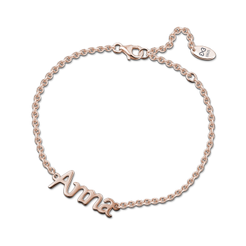 Name Bracelet Rose Gold