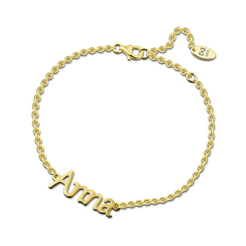 Name Bracelet Rose Gold