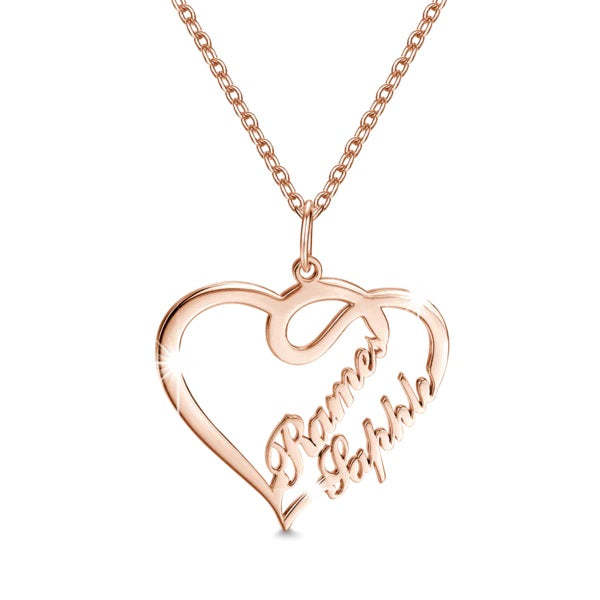 Goldfarbene Namenskette Im „carrie“-stil, Geschenke Für Sie - ihrenamenskettede