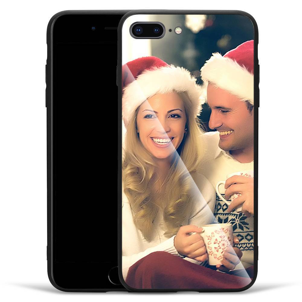 iPhone7p/8p Custom Glass Surface Photo Phone Case