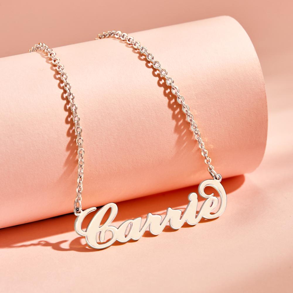 Carrie Stil Namenskette Kupfer Hochzeitsgeschenke Für ihm
