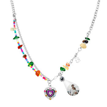 Individuelle Projektionskette - schönes, cooles Mädchengeschenk für den Sommer - NameNecklace