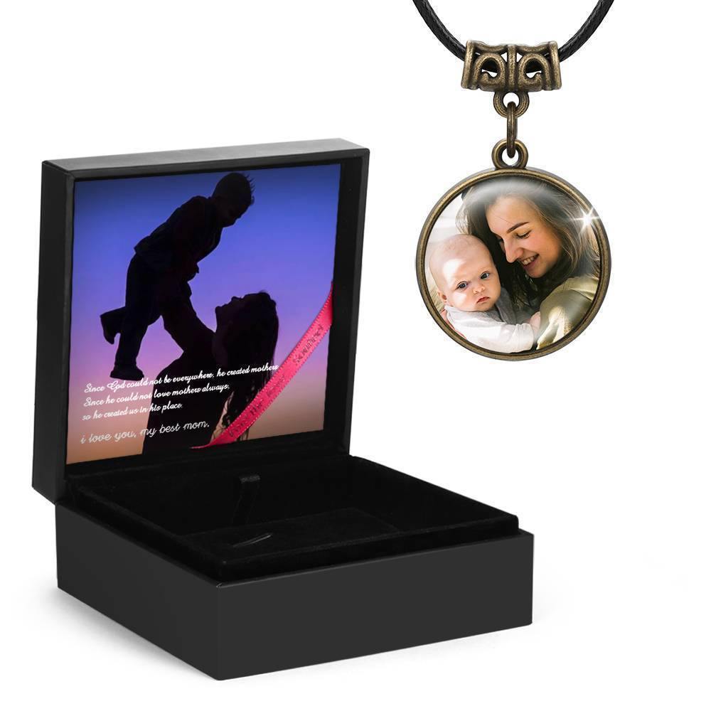 Runde Foto-Halskette