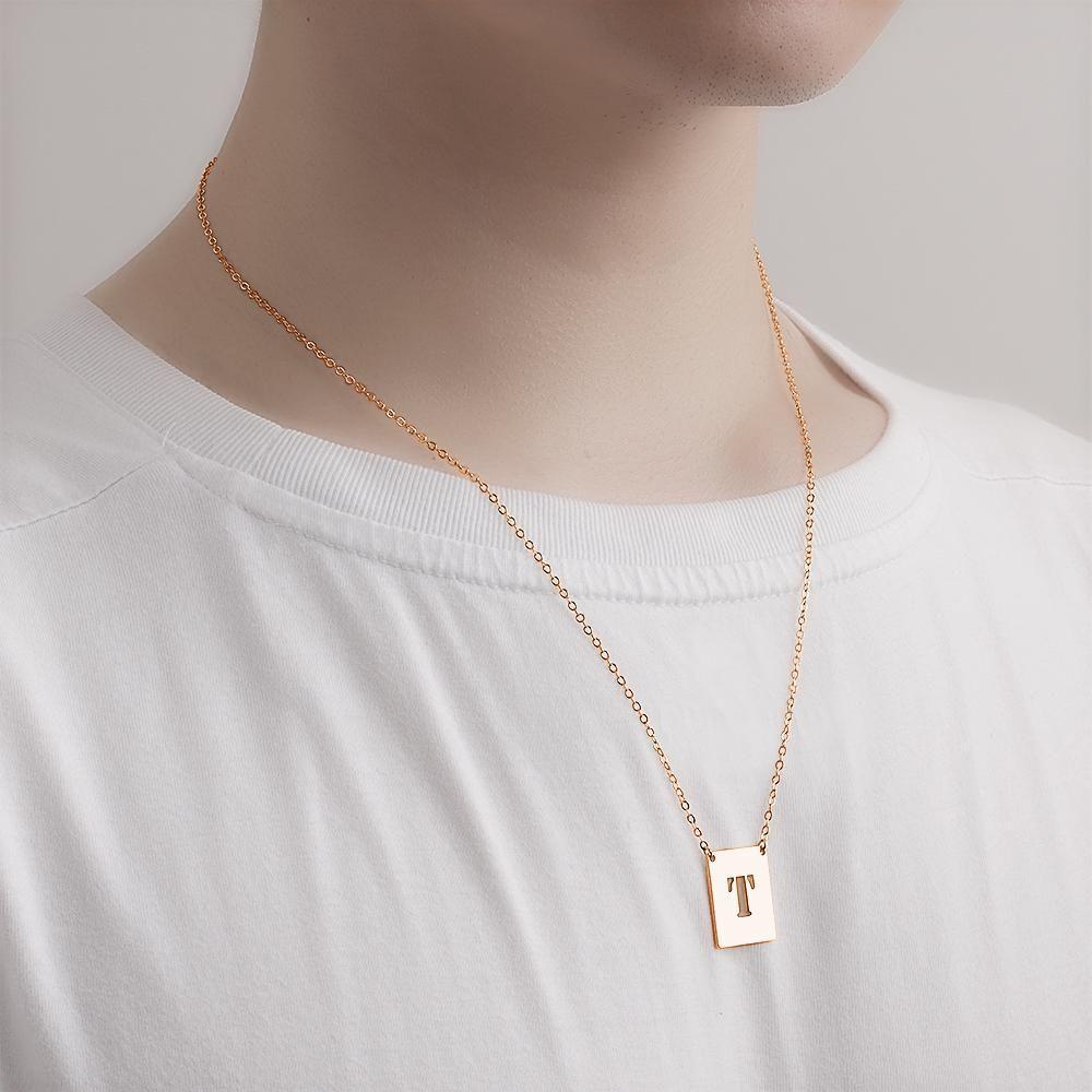 Benutzerdefinierte Halskette Männer Halskette Dicke Kette Halskette Für Männer - Rose Gold