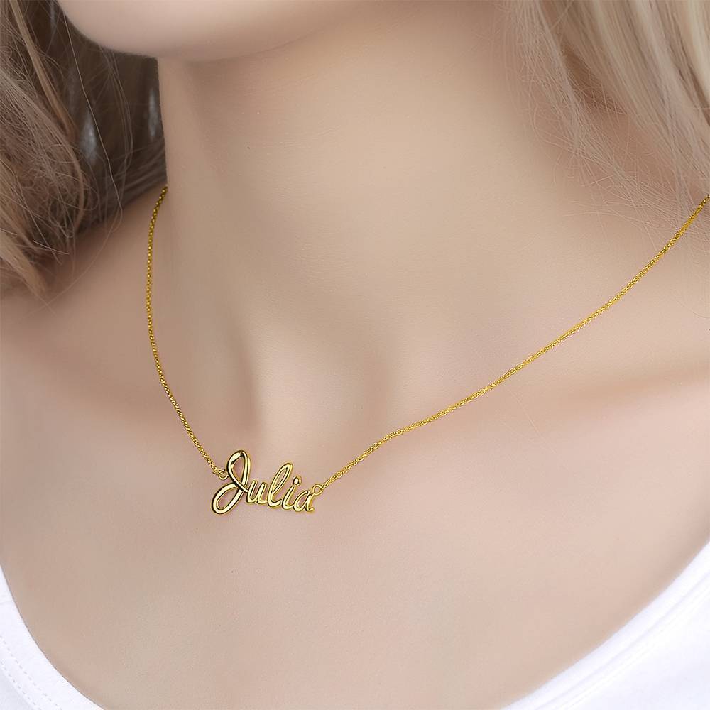 Personalized Classic Name Necklace 14K Gold