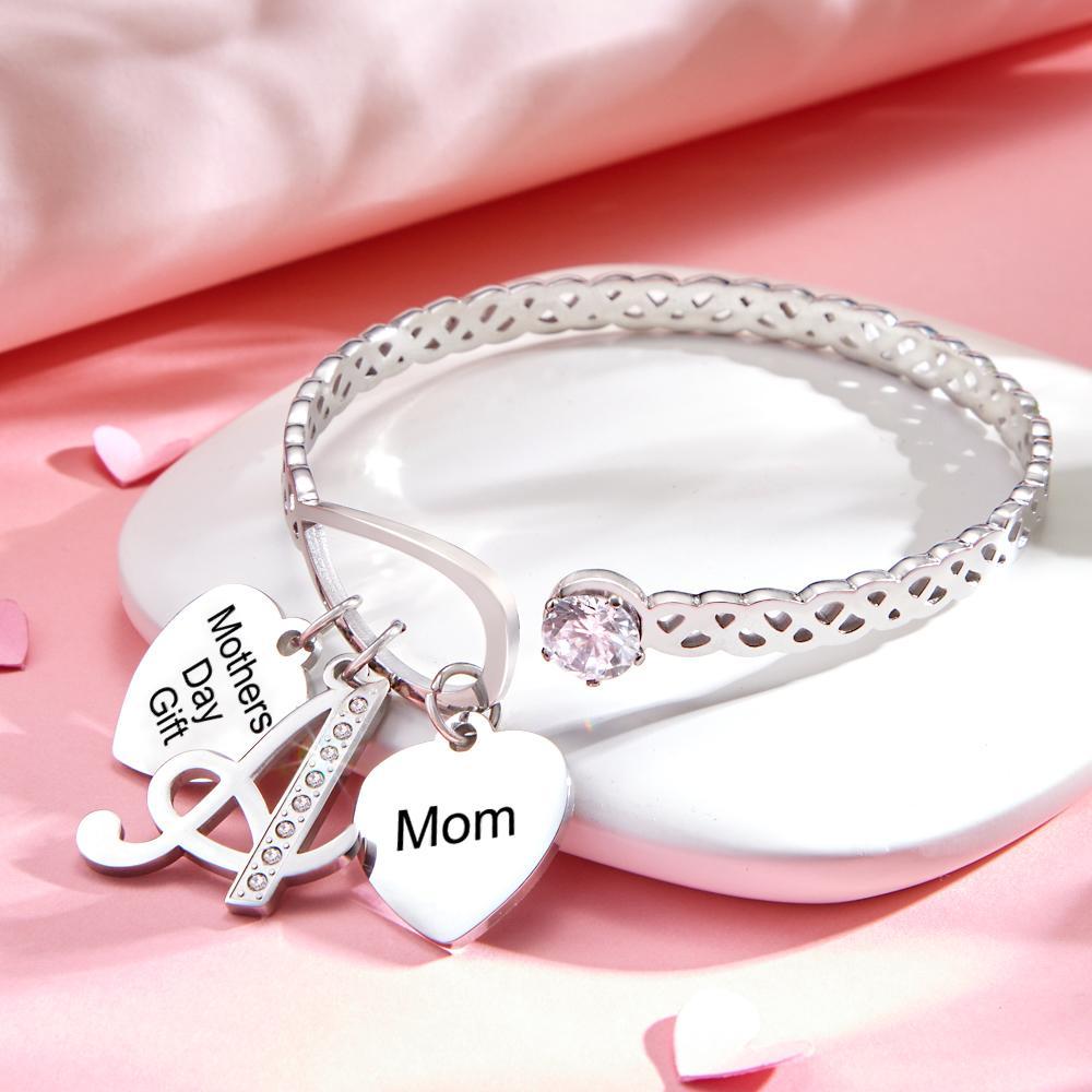 Benutzerdefinierte Gravierte Armband Kreative Anhänger Aushöhlen Design Geschenke - ihrenamenskettede