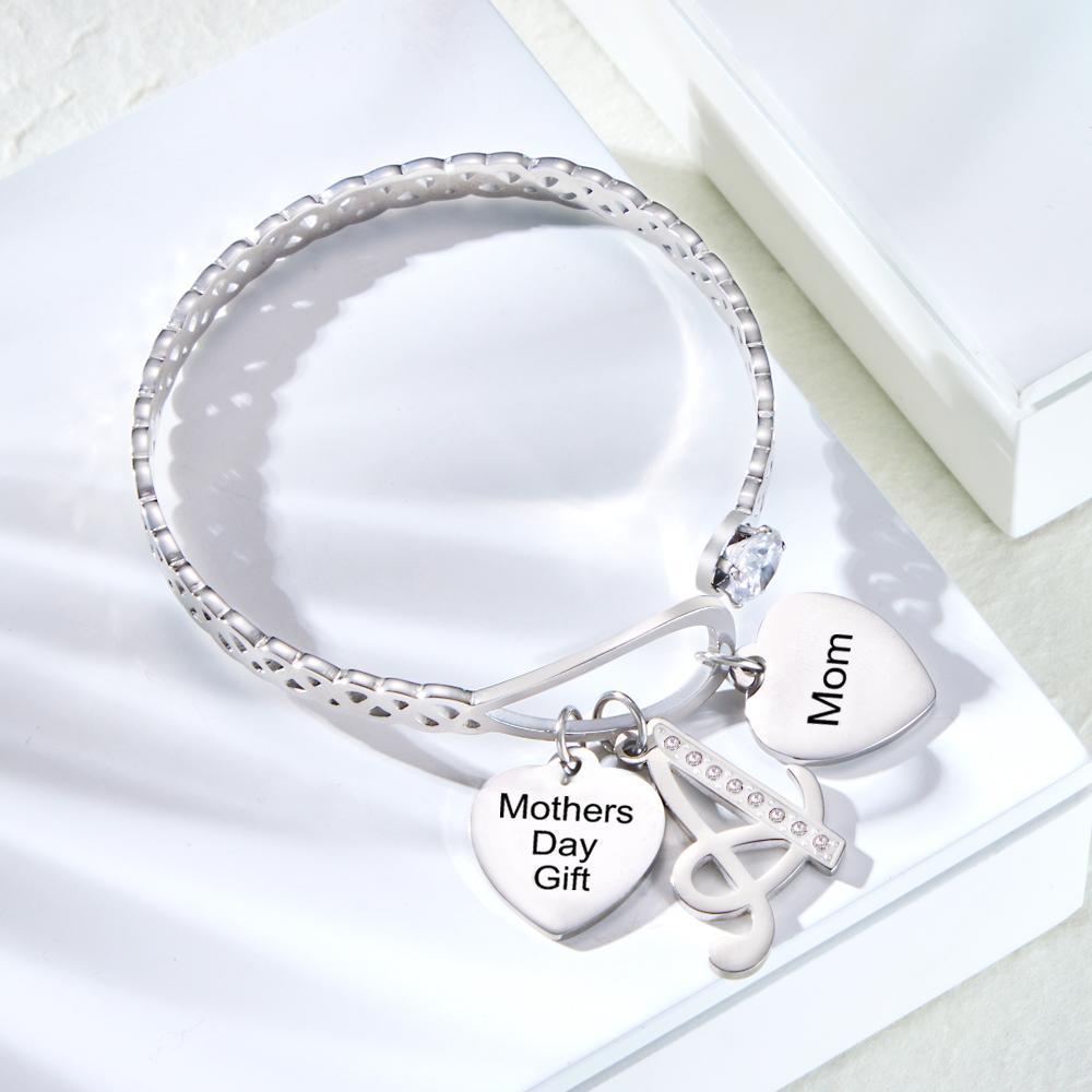 Benutzerdefinierte Gravierte Armband Kreative Anhänger Aushöhlen Design Geschenke - ihrenamenskettede