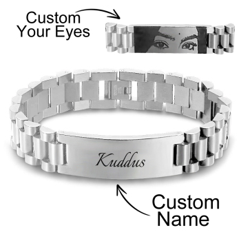 Armband Mit Individueller Augengravur - namenecklacede