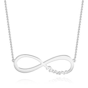 Name Halskette Unendlichkeit Name Halskette Geschenke Für Freundin
