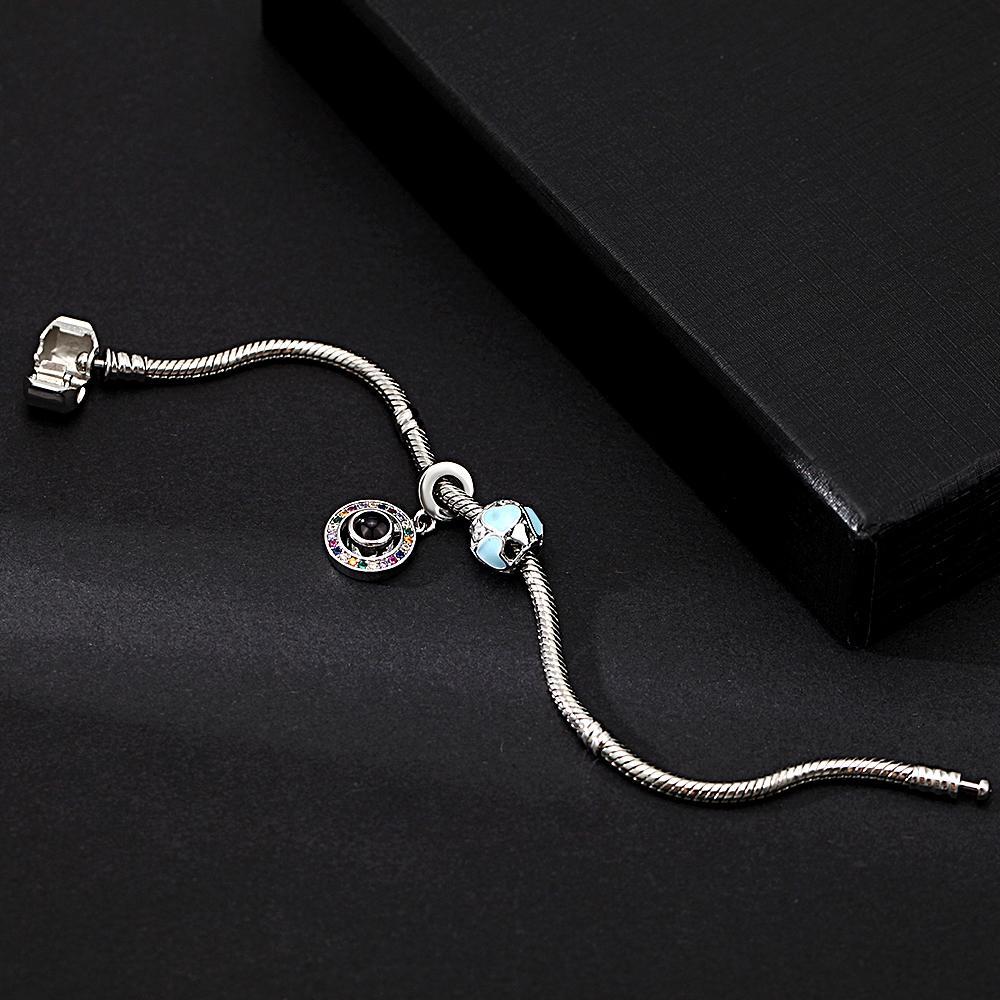 Personalisiertes Bildprojektionsarmband Mit Niedlichen Ornamenten, Das Beste Geschenk Für Sie - ihrenamenskettede