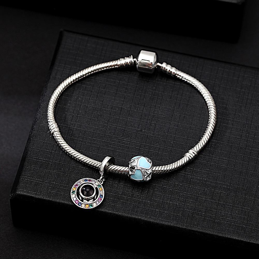 Personalisiertes Bildprojektionsarmband Mit Niedlichen Ornamenten, Das Beste Geschenk Für Sie - ihrenamenskettede