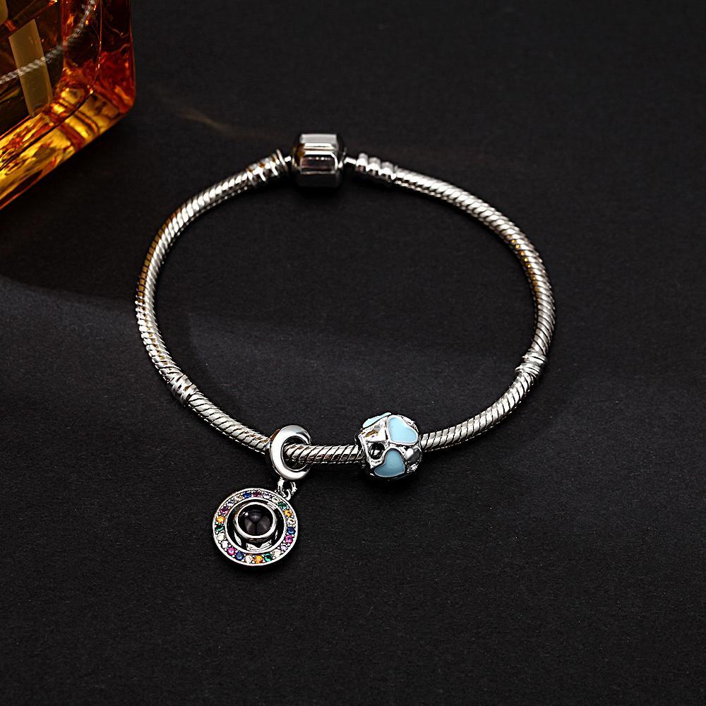 Personalisiertes Bildprojektionsarmband Mit Niedlichen Ornamenten, Das Beste Geschenk Für Sie - ihrenamenskettede