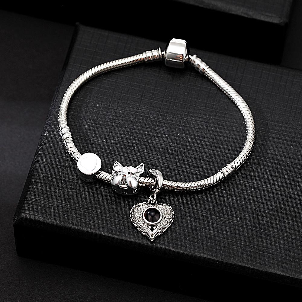 Personalisiertes Bildprojektionsarmband Mit Niedlichen Ornamenten, Das Beste Geschenk Für Sie - ihrenamenskettede